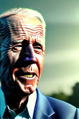 realistic image, joe biden zombie, night, walking twisted, waist up view, 80s, dark ambient, highly detailed, sky background, concept art, unreal engine 5, god rays, ray tracing, RTX, lumen lighting, ultra detail, volumetric lighting, 3d, finely drawn, high definition, high resolution.