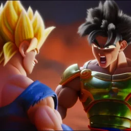 Goku vs vegeta as a real person