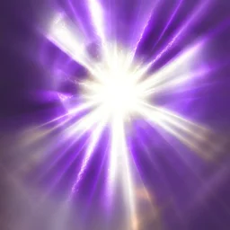 rays of light embracing purple