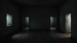 A room with strange openings in the walls that lead to unknown dimensions.