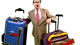 mr. dr. douchebag has lost his families travel luggage