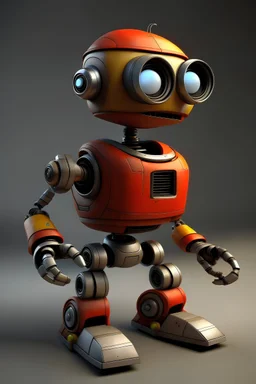 Детализированный Робот в стиле Pixar больше деталей