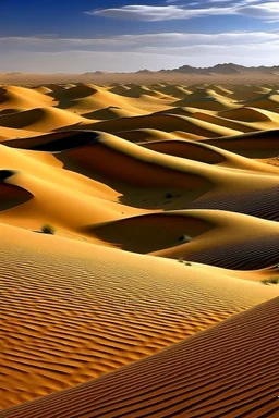 African desert dunes