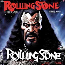 The Klingon edition of Rolling Stone Magazine with title