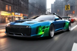 What happens when you swap engines from electric motors to Backshift Fusion (kind of like advanced version of a nuclear reactor). New York Street Racing in 2101