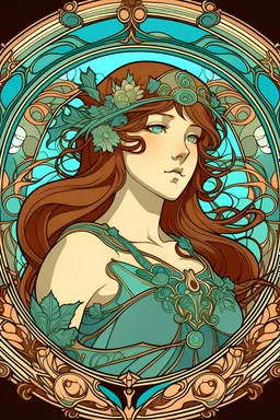 Generate any unique piece in Alphonse Mucha style