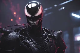 venom in 8k nier automata drawing style, skeleton them, cinematic mood, neon effect, close picture, bones, highly detailed, high details, detailed portrait, masterpiece,ultra detailed, ultra quality