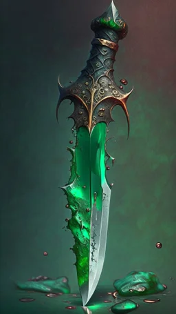 dagger covered in poison