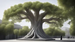 памятник виде живого дерева