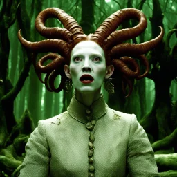 Tilda Swinton as a cruel monstrosity in her iconic scene of Pan's Labyrinth (2006)