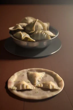 Ravioli surreal art , cooking photo, realistic style ,smooth, god rays, unreal engine 5, ray tracing, RTX, lumen lighting, ultra detail, volumetric lighting