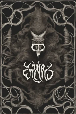 "Cydno" written in a style that fits a metal band. Nothing else... just this one word.