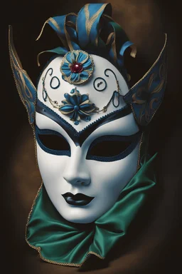 carnivale colombina half mask