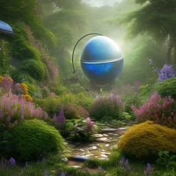 pixar style, volumetric summer garden environment and background, realistic painting of debris ufo, looking excited, volumetric lighting, dramatic lighting, detailed digital painting, extreme dense and fine fur, anime, ornate, colour-washed colors, elegant, small minutiae, tiny features, particulars, centered, smooth, sharp focus, renderman gofur render, 8k, uhd, detailed eyes, realistic shaded volumetric lighting, sunlight caustics, backlight, centered camera view