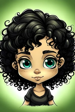 I am tall and strong, I have short black curly hair. I have two big eyes and a big nose.