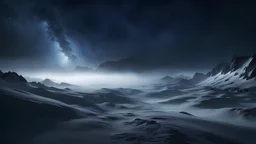 Born On Christmas Day, north pole, stars,deep dark,midnight ,fog,8k, volumetric lighting, Dramatic scene