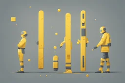 Long and Short Positions, flat yellow style
