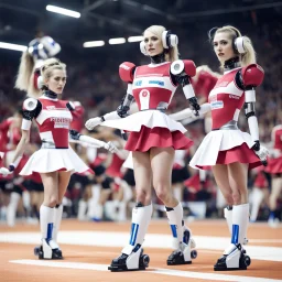 Robotic cheerleaders