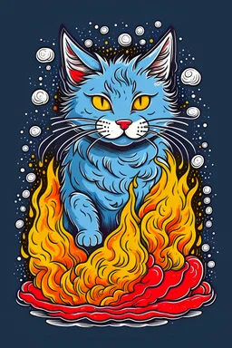 cat in fire and ice