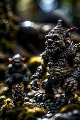 "troll og tusser"i svarte granskauen, shot on Hasselblad h6d-400c, zeiss prime lens, bokeh like f/0.8, tilt-shift lens 8k, high detail, smooth render, down-light, unreal engine, prize winning