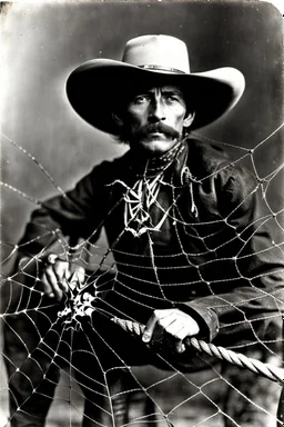 Cowboy Spider-Man in 1873, photograph