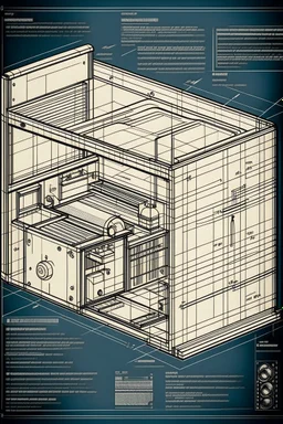 poster of How empty box became one people trust:: technical drawing:: infographic:: engineering blueprints:: handwritten notes, intricate details, illustration