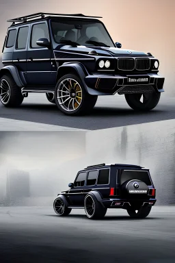 BMW G-Class musou black hyper sport, Rear View, 4K, Ultra Realistic
