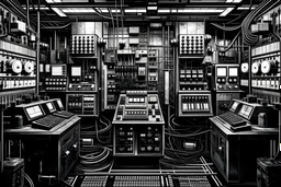 b&w photo. the power grid was secretly implemented for means of mass mental surveillance. pro photo real