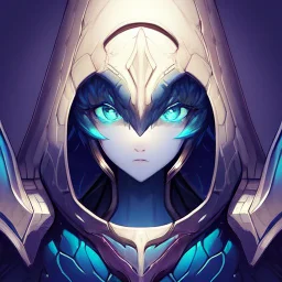 Alien Queen, beautiful face, portrait