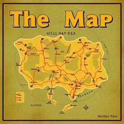 A map that is also a movie poster