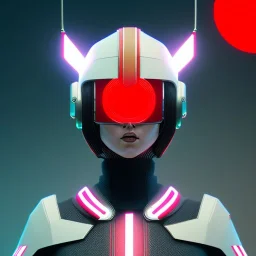 woman, rounded face, Japanese, red, round helmet, retro futuristic, latex coat, soft color, highly detailed, art stations, concept art, smooth, unreal engine 5, god rays, ray tracing, RTX, lumen lighting, ultra detail, volumetric lighting, 3d, finely drawn, high definition, high resolution.