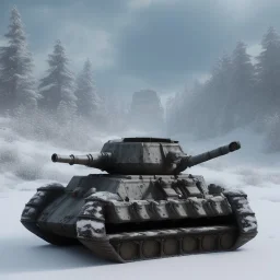 Snow camo vehicle tread tank armored alaska