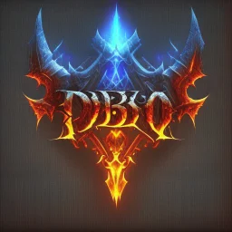 Diablo3 logo holographic