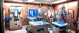 diy kidney transplant operating room in a house