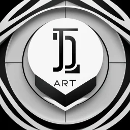 A sleek, minimalist logo design for 'JB AI Art' - an innovative AI-powered art and 3D graphics studio. The logo should feature a simple, elegant monogram or wordmark using a modern, sans-serif typeface that conveys a sense of professionalism, creativity, and technological sophistication. Incorporate subtle visual references to AI, such as geometric shapes, lines, or symbols that evoke digital/technological elements. Use a color palette that is clean, bold, and eye-catching - potentially leverag