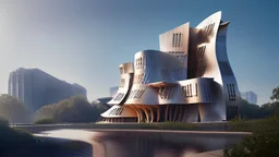 Frank gehry, Zaha hadid design, masterpiece, 4k