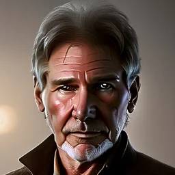 stunning portrait of harrison ford as han solo in star wars, cinematic lighting, photorealistic, ornate, intricate, realistic, detailed, volumetric light and shadow, hyper HD, octane render, unreal engine insanely detailed and intricate, hypermaximalist, elegant, ornate, hyper-realistic, super detailed --v 4