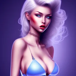 Sexy women ice dress full image