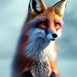 Beautiful fox woman