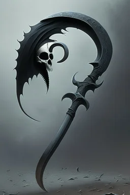 black big scythe