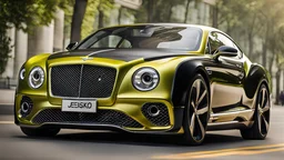 A luxurious (((fusion of a bentley and Jesko))), its sleek contours and opulent details blending seamlessly together