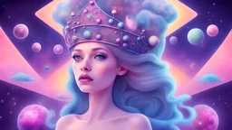 surreal galactic princess