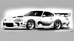 toyota supra without color