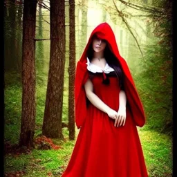 horny, gorgeous red riding hood