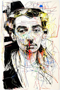 bifurcation of timelines; Matisse; surrealism; Analytic Cubism; Georges Braque; black and white with flashes of primary colors