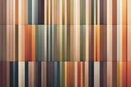 minimal clean thick vertical blocks each line has various colours creating nice earthtones colour gradients