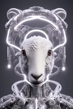 sheep brain cyborg, matrix style