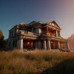 Artemis Tapınağı, unreal engine 5, sunset rainbow