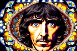 george harrison 3rd eye mandala trippy acid