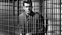 rich prisoner behined cage 50s